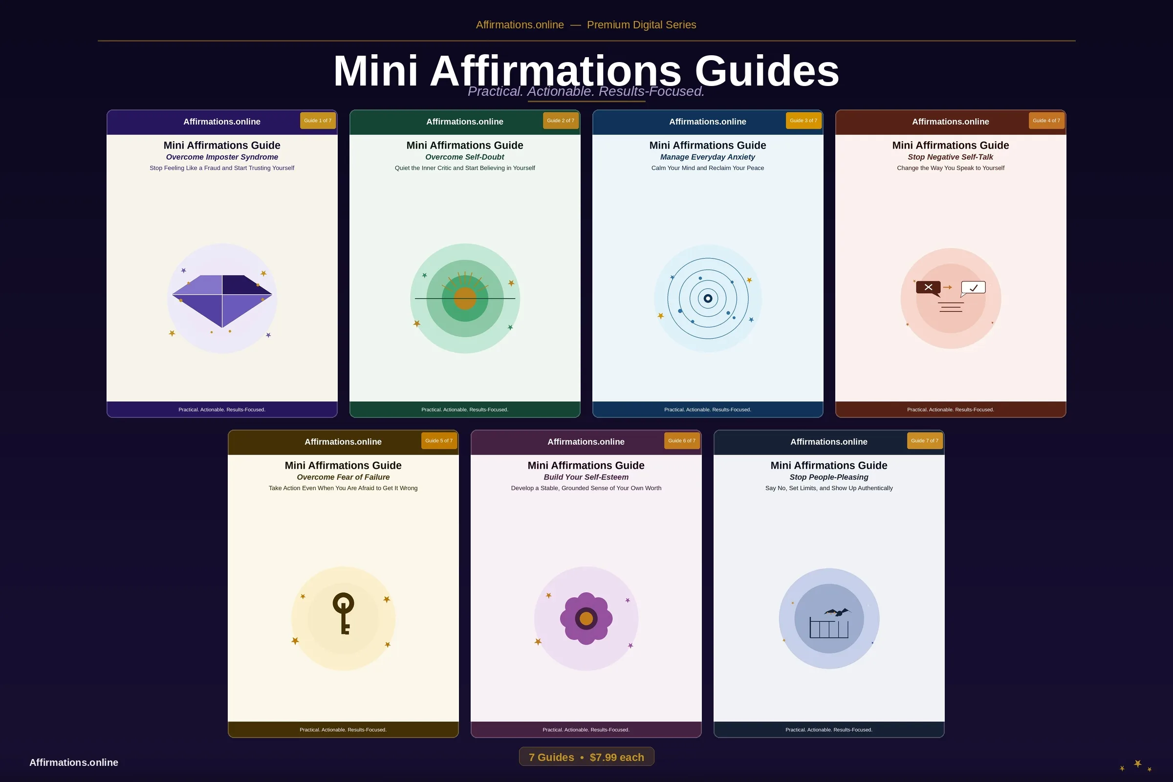 Mini Affirmations Guides Series Collection