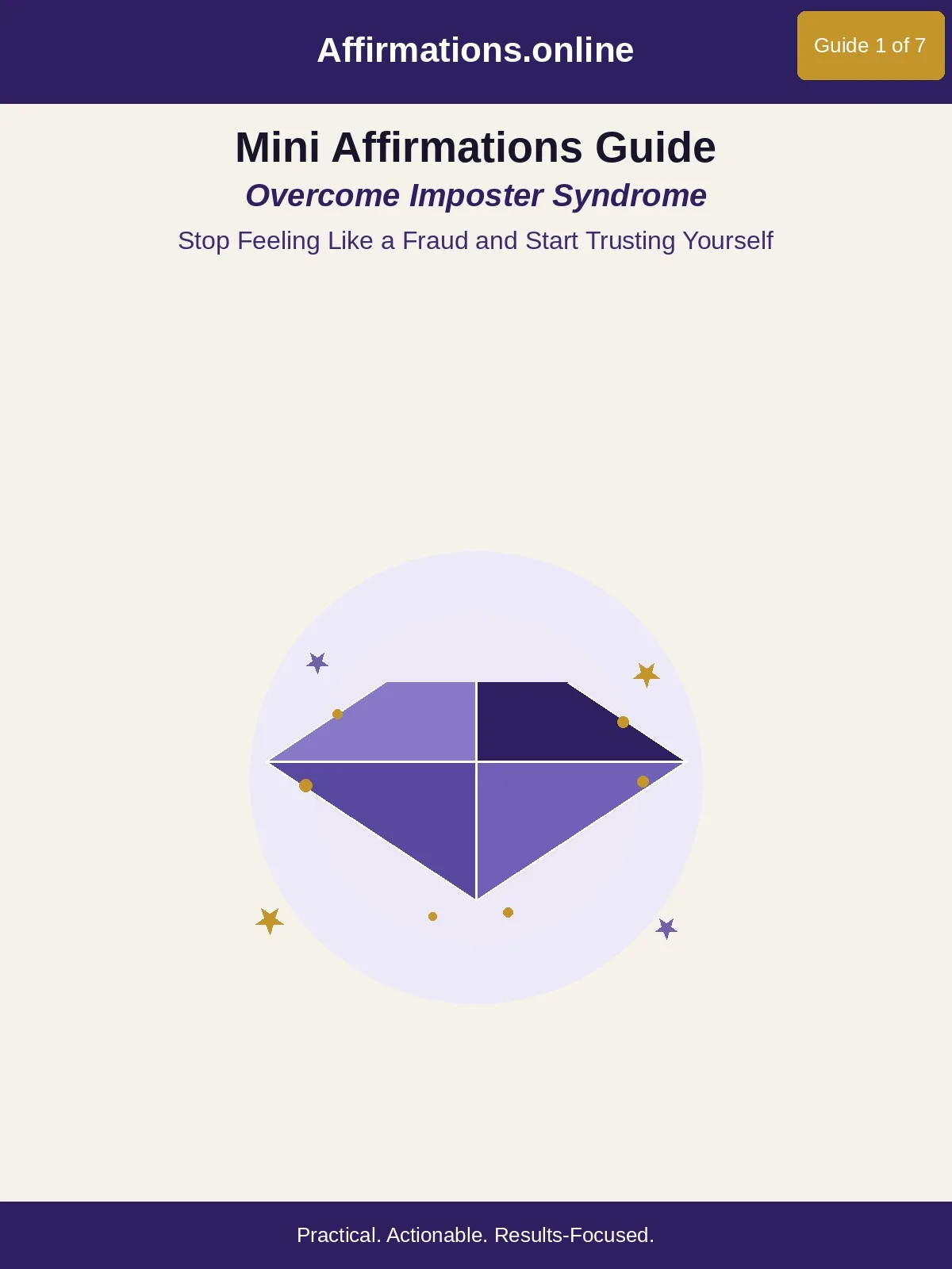 Overcome Imposter Syndrome Mini Affirmations Guide