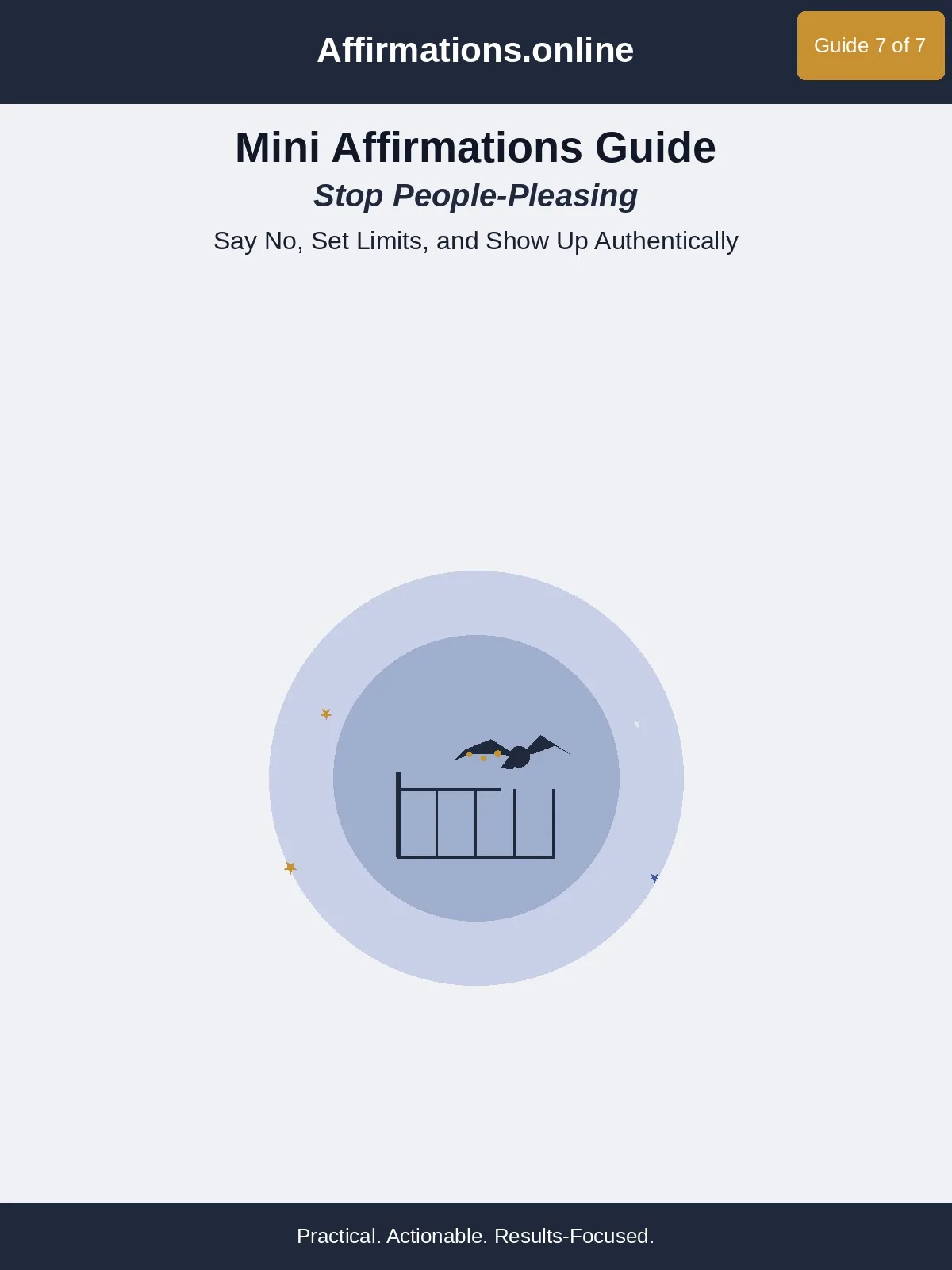 Stop People-Pleasing Mini Affirmations Guide