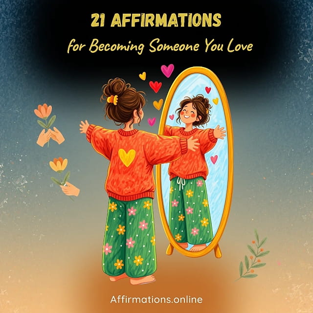 21 Affirmations for Becoming Someone You Love 21 Affirmations for Becoming Someone You Love - Featured Image
