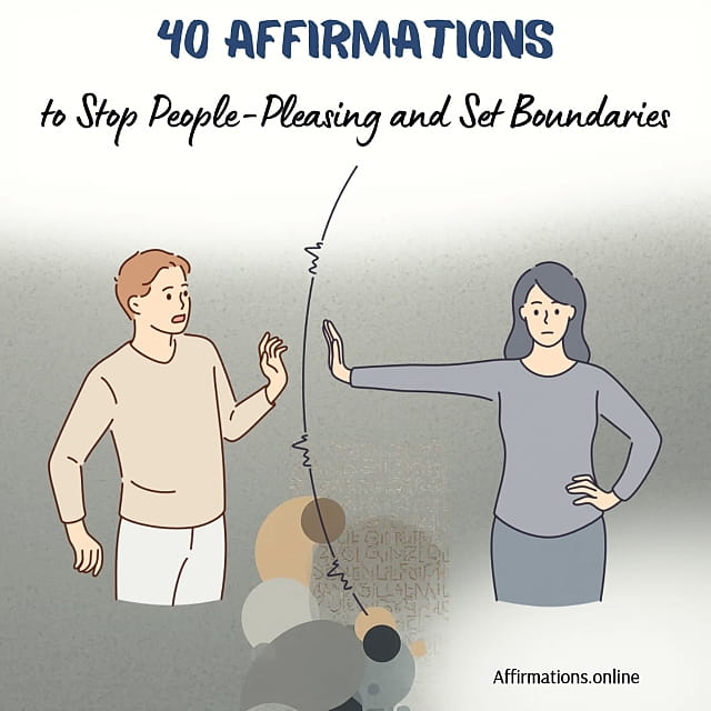 40 Affirmations to Stop People-Pleasing and Set Boundaries 40 Affirmations to Stop People-Pleasing and Set Boundaries - Featured Image