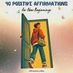 40 Positive Affirmations for New Beginnings 40 Positive Affirmations for New Beginnings - Featured Image